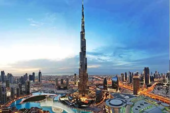 Dubai – Burj Khalifa skyline at night